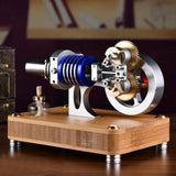 Retro Mechanical Vintage Stirling Engine Model Toy Collection Craft Gift Desktop Model