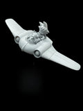 Resin Model Assembly Kit, GK, Resin Weightless Aircraft Model, Unpainted Model