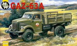 Soviet truck Russian GAZ-63A plastic model kit scale 1/72 Military Wheels 7226 Model