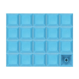 20 Pcs PBT Keycap Set DSA Mechanical Numeric Keypads for Keyboard, Light Blue Model