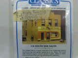 CITY CLASSICS #116 HO SCALE SOUTH SIDE SALOON KIT MISSING FRONT WALL Model