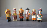 Thanksgiving Figurines (6) One Holiday Way 3" Tall Model