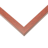 27x41 Frame Red Real Wood Picture Frame Width 0.75 inches | Interior Frame Depth Model
