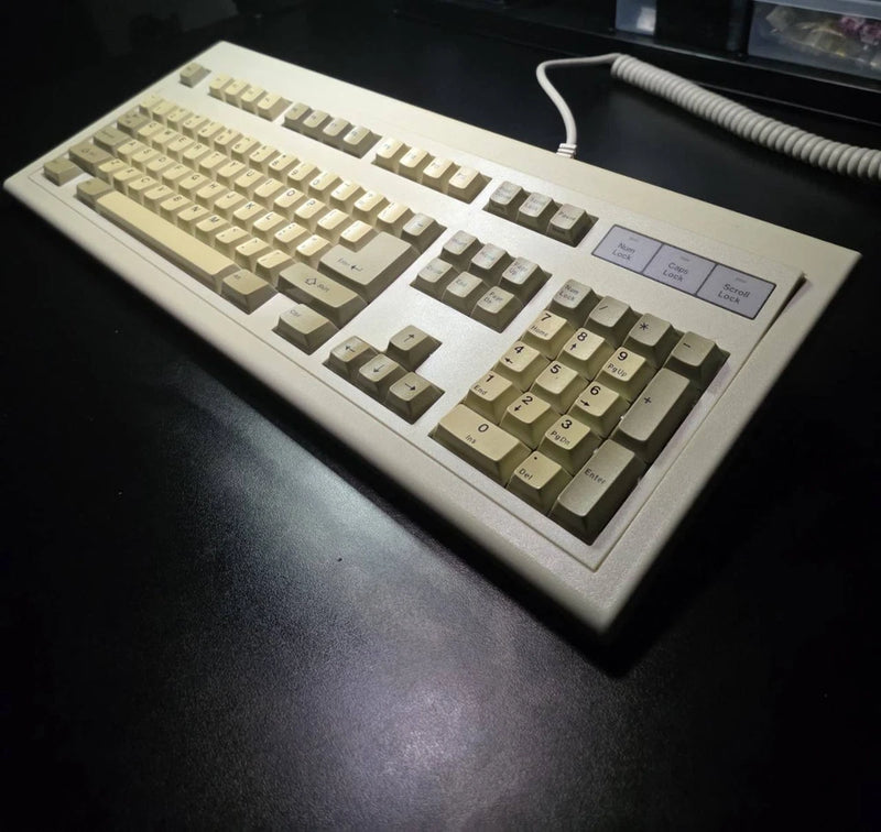 Lite-On SK-8801B-1U Vintage Full Size Keyboard Beige Tested USB Adapter Model