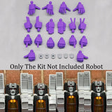 For SS86 Skywarp 3D DIY Replacement Face Hands Upgrade Kit Accessories Model