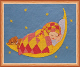 Cross Stitch Kit "Sweet dreams, baby", size 9.8x7.5 in (25.0x19.0 cm) Model