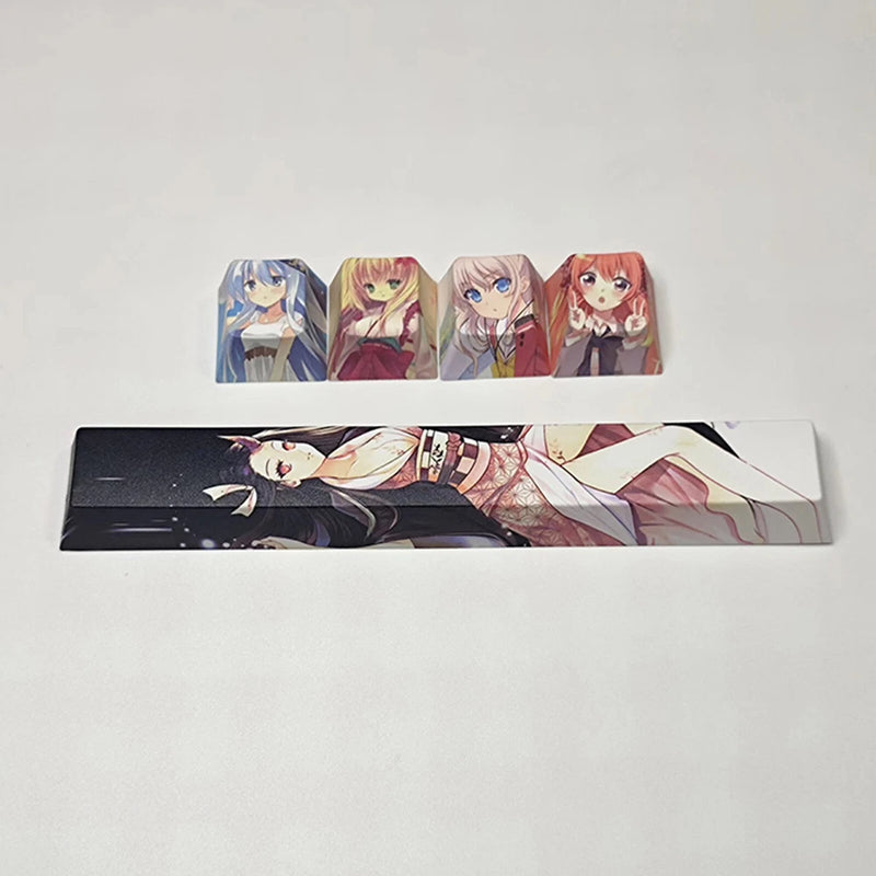 5-key Thermal Sublimation Mechanical Keyboard Keycaps Model