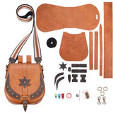 Rivet Crossbody Bag DIY Kit Faux Leather Material Set for Handmade Shoulder Bag Model