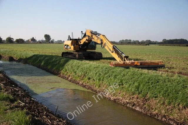 Photo 6x4 Drain clearance Thorpe Culvert Drainage board drain clearance m c2010 Model