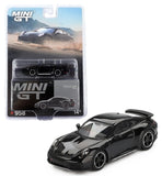 Mini GT 1:64 Porsche 911 Dakar Black Diecast Model Car MGT00958 Model