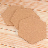 3pcs Hexagon Corkboard Message Board Creative Self Adhesive Photo Wall Model