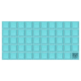 50 Pcs PBT Keycap Set DSA Mechanical Numeric Keypads for Keyboard, Cyan Model