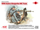 WWI Austro-Hungarian MG Team Plastic Model Kit Scale Figure 1:35 ICM 35697 Model