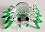 Glass Spider Figurine Miniature Insect ¨C Handmade Blown Glass Model