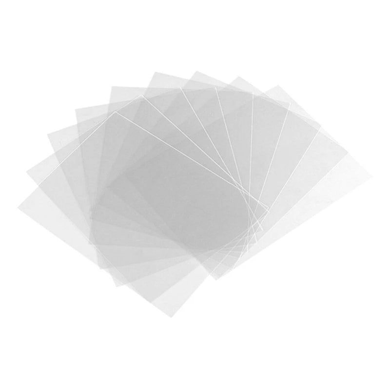 10 Pcs Plastic Sheets Clear Craft Crafting Panel Picture Frame Poster Board Model