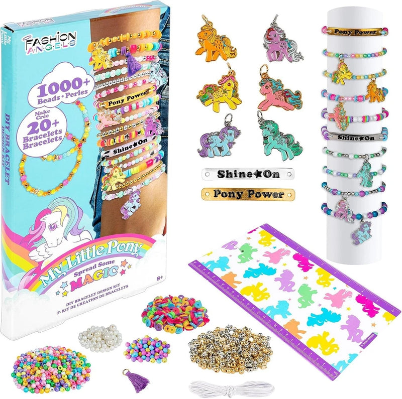 My Little Pony DIY Bracelet Kit: 1,000+ Beads & 6 Charms for 20+ Creations Model