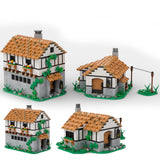 Medieval Tavern and Small Cottage Expansion for 10305 Castle Building Kit Model