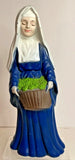 Blue Nun German Wine Vinyl Figurine 1970 from Vintage Advertising Display Model