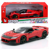 Bburago Race & Play Ferrari F80 1/18 Diecast Model Car Red 18-16022 Model