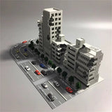 1:144 N?Scale Railway Scenes City Ruin Building Destroyed Diorama Model Kit Set Model