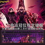 Anime Fate/Grand Order Saber PBT RGB Keycap 108 Keys For Mechanical Keyboard New Model