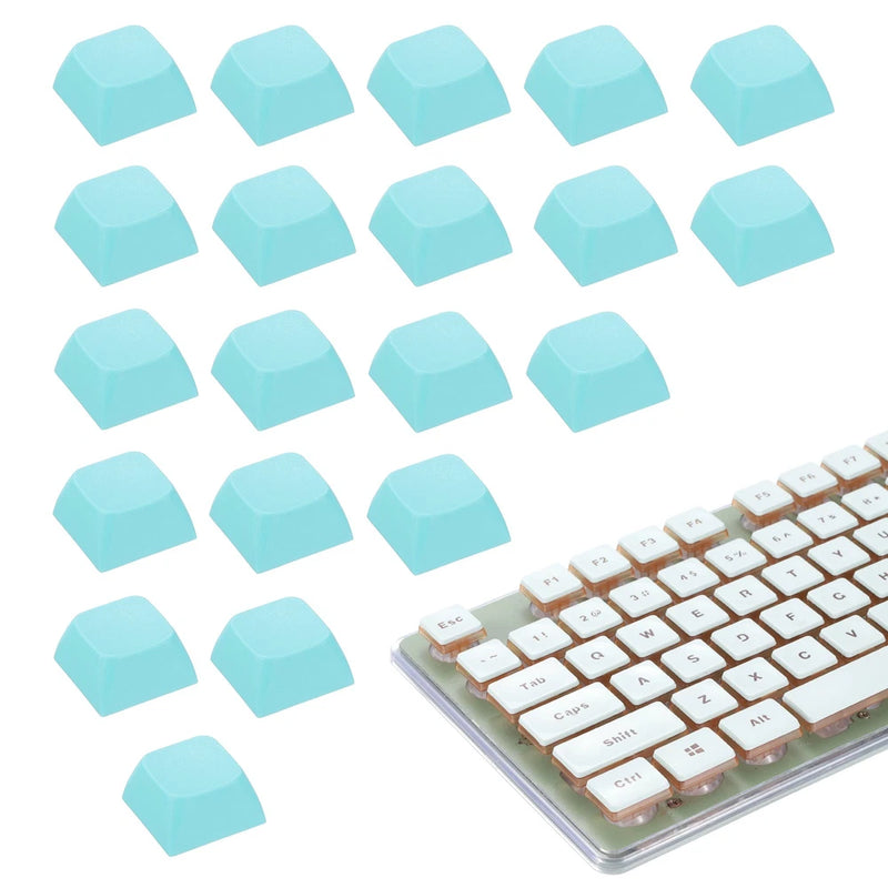 20Pcs XDA Profile Keycap Set PBT Mechanical Numeric Keypads, Dark Cyan Model