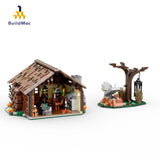 Sisters?? Cottage / Hut / House with Interior Building Blocks Kits 1536 Pieces Model