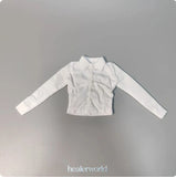 1/6 Office Lady Blouse Shirt Model Fit for 12