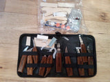 Wood Carving Kit Giraffe DIY Kits for Hobbies Whittling Knife Kit+Paint set 22PC Model