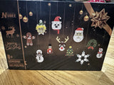 Christmas Ornaments Building Kit, Tree, Wreath, Santa, Snowman, Nubee 382 pieces Model