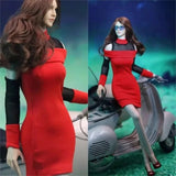 1/6 Scale Red Dress Soldier Model Accessories Dress Figures Clothes Model