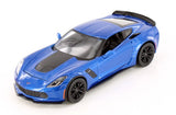 2015 Chevrolet Corvette Z06 C7 1/24 Scale Diecast Model by Maisto - BLUE Model