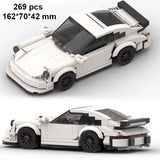 MOC Car Porsche 911 Turbo Building Block Model Kit Toy Gift 269 Pcs Model