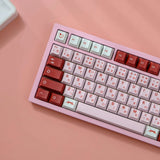 143 Keys Red White Darling KeycapsCherry Profile Dye Subs PBT Keycap Set Model