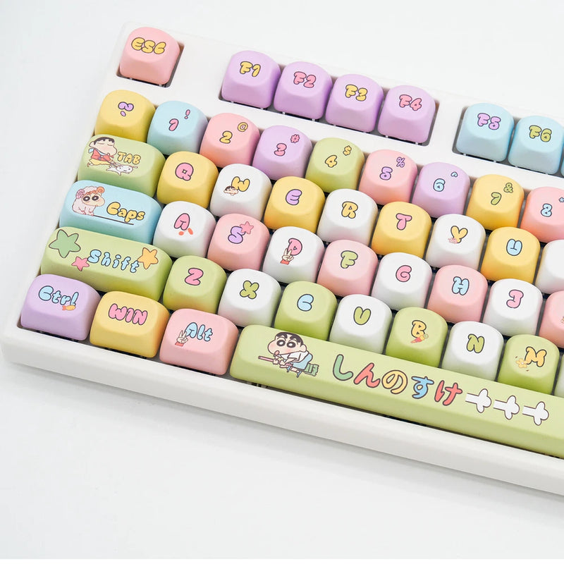 Cute Keycaps MOA Profile PBT Dye Sublimation Keycap Set Model