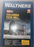 HO Scale Walthers Cornerstone 933-3090 Columbia Feed Mill Building Kit - NEW Model