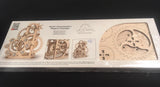 UGEARS Dynamometer Model Mechanical 3D Puzzle New! Free Shipping! Model