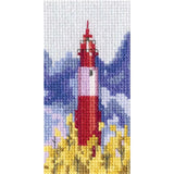 RTO counted Cross Stitch Kit "Lighthouse" EH370, 5,5x10,5 cm, DIY Model