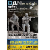 Scale 2 Figures Kit 1:35 Ukrainian Soldiers 2014-15 Ukraine ATO Dan Models 35153 Model