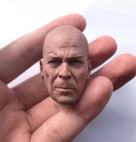 1/6 Bruce Willis Detective Head Carved Model DIY 12inches Figure Model