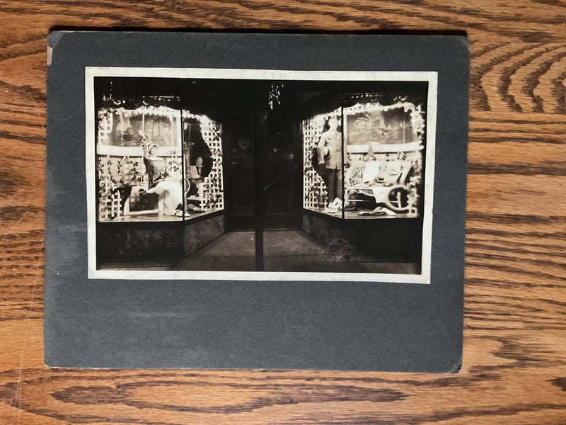Vintage 1920s Department Store Display Window Photo Fashion Mannequins Model