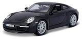 2011 Porsche 911 Carrera S 1/24 Scale Diecast Model by Bburago - BLACK Model