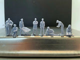 1:64 Figures  - Resin / unpainted -great for Dioramas #153 Miniature People Model