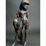 1/20 Resin Sci-Fi Model Kit Beautiful Girl Alien in Astronaut Suit Unpainted Model