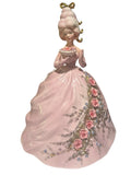 Vintage Josephine, Lady Bell Original Figurine Doll - Purple - 9 3/4 Inches Tall Model