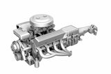1/25 3D Resin Ford Dual Carb 427 Engine W/ Transmission Scale Model Kit Parts Model