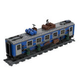 Modubrix Mocs Bricks Sets  Wagon 1 Aurora Locomotive Train Building Toys Kits Model