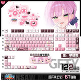 Anime Angelic Chaos RE-BOOT! Tanikaze Amane Theme PBT Keycap 122Pcs/Set Boxed Model