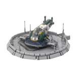 Modular Landing Platform from Movie 1171 Pieces Building Toys Kit Build New Model