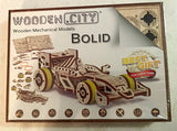 WOODEN.CITY BOLID Racing Car Wooden Mechanical Model Kit 1:32 Age 14+ Model